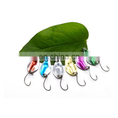 Factory price 3g Fishing Metal Lures Trout Casting Spoon Fish Lure