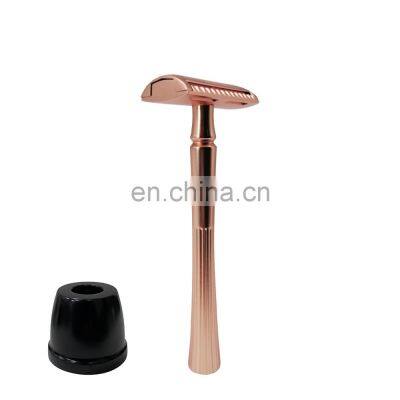 New Design Wholesale Hot Selling Mental Zinc Alloy Single Edge Shaving Safety Razor photo-2