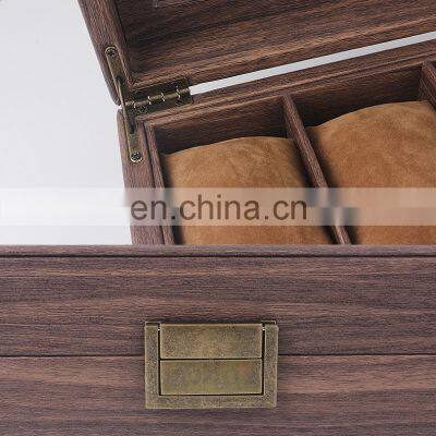 Custom Classic Black pu Leather Watch Box Packaging photo-5