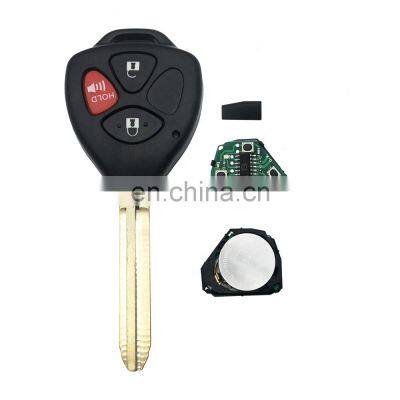 Remote car Key 3 Button 433 MHz  4d67 For 2005 - 2008 Toyota Hilux (CDM b42ta)