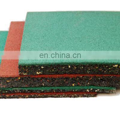 OL-XJ001 Good Quality 50x50cm Outdoor Playground Rubber Mat photo-2