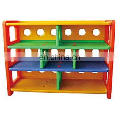 Children Furniture book shelf kids plastic furniture toy and book storage shelf type C for kindergarten for Living Room Storage