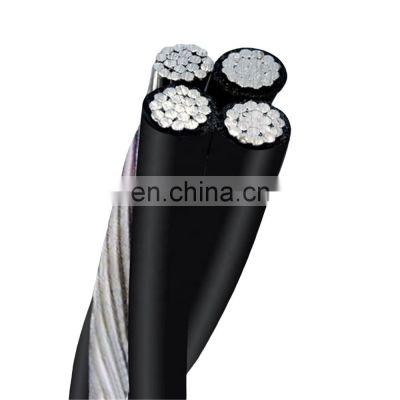 pe xlpe insulated service cable abc cable with bare conductor