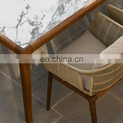 Home Furniture Metal Dining Room Set Marble Dinning Table Set Modern Dining Table With 6 Chairs for Sale in uk photo-3