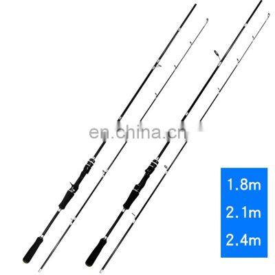 Ultralight 2 Piece Section Tips Travel Saltwater Cork Handle Carbon Fiber Fly Fishing Stands of Rod