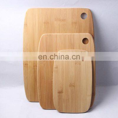 Japanese Style Minimalist 3 Piece Set Kitchen Natural Bamboo Cutting Board Set