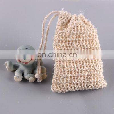 Cotton Linen Foaming Soap Bag Natural Plant Fiber Environmental Protection Handmade Soap Storage Bag Soap Net Bag Wholesale photo-2