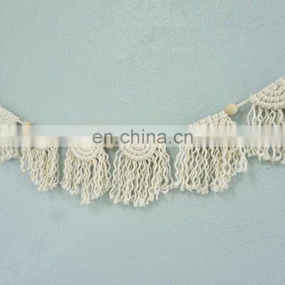 New Arrival Macrame Garland, Colorful Macrame Bunting, Boho Banner Decor, Teen Room Decor Wholesale photo-3