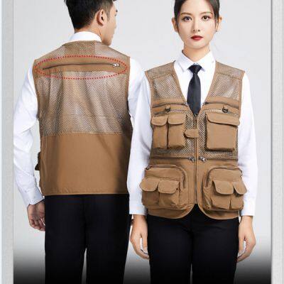 14 Pocket Reflective Safety Vest Workwear Breathable, Durable, Comfortable, and Fashionable photo-2