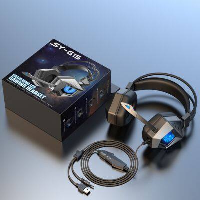 Explosive Wired Headphones, Gaming Computers, Mobile Phones, Headphones, Head Mounted Esports Earphones photo-5