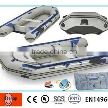individual inflatable fishing paddle boat belly boat for fishing or water games