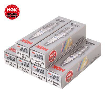 Wholesale Original Genuine NGK Spark Plug Iridium platinum DILKAR7B11 1406 Car Engine Spark Plug for Mazda Toyota