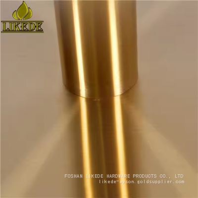 High Quality Brushed Titanium Golden Table Base Stainless Steel Copper Chrome Coffee Table Legs Made of Premium Metal photo-5