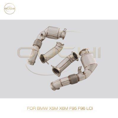 Exhaust Downpipe for BMW X5 X6 LCI G05 G06/X5M X6M F95 F96 LCI Stainless Steel Performance Upgrade Increase High-performance Auto Parts photo-4