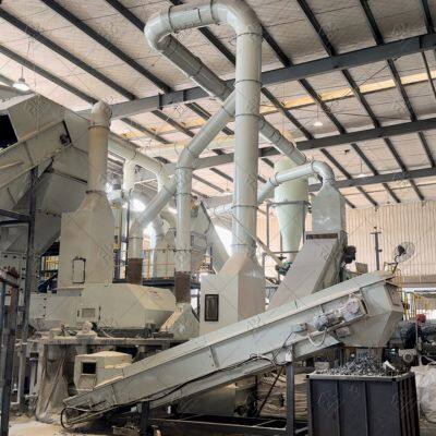 Used fridge shredder laptop scrap separator recycling machine