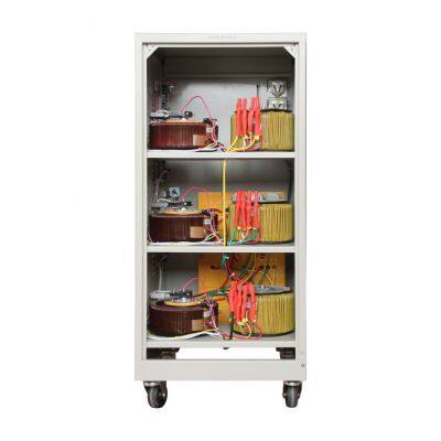 30kVA 60kVA 100kVA Three Phase Automatic Voltage Stabilizer 380V AC ±10% Adjustment photo-3