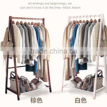 Bedroom Living Room Use Wood Material Wooden clothes hanger stand