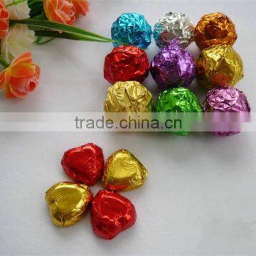 colorful aluminum foil chocolate wrapping paper