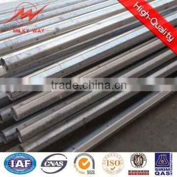 Galvanized Steel Pole 20m Power Pole Distribution Equipment poles