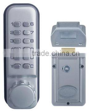 OSPON Keyless Mechanical Digital Password Door Lock Stain nickel OS1108D