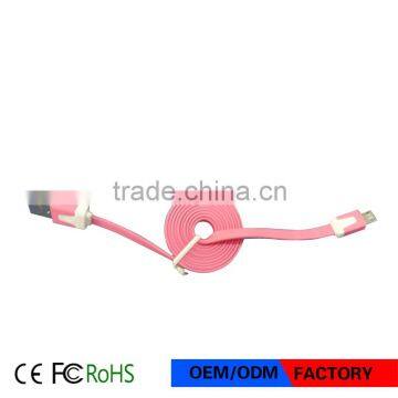 1m Flat Noodle Colorful Sync Data Charging Charger Adapter USB Cable for IPhone photo-2