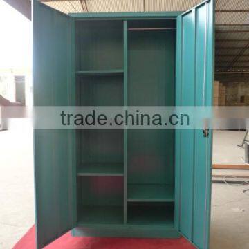 KD structure metal wardrobe closet cabinets design