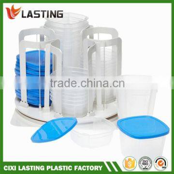 The 49pc Plastic Container Set Spin and Store , Plastic Food Container as seen on TV