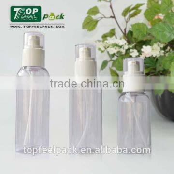 PET Plastic Lotion Bottle With Lotion Pump Blowing Bottle 80ml ,100ml,120ml
