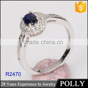Guangzhou Silver Jewelry Factory Suply 925 China Jewelry Silver cz Engagemen Rings