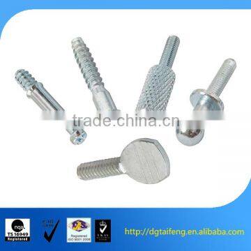 Polished nickle plated ball stud fasteners