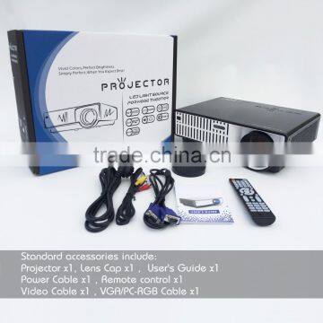 New Products 2016 1280x800 Pixels Movie Projector Video Picture Mp3 Projector