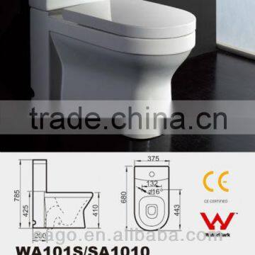 Watermark two- piece water closet