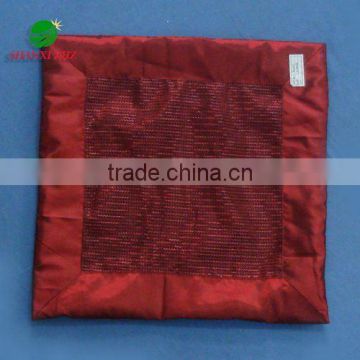 burgandy special organza cushion cover