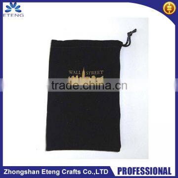 Promotion printed logo custom made jewelry bags,velvet drawstring bag