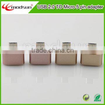 Metal housing USB to micro adapter