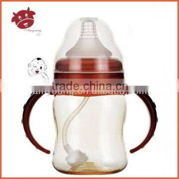 Factory price 150ml heat-proof baby bottle, impact resistance bpa free ppsu baby feeding bottle