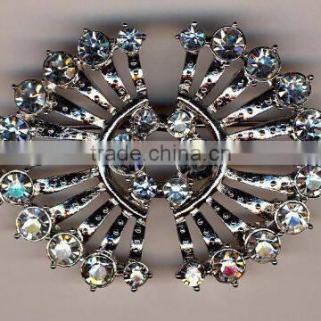 New Design Bling Rhinestone Brooches for Ladies Sweater - BR1412004 photo-2