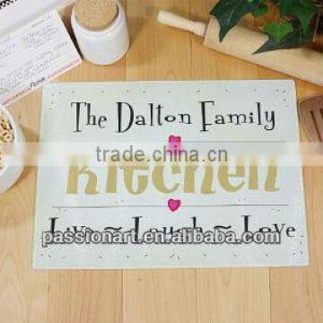 Mother Gift glass cutting board for Kitchen