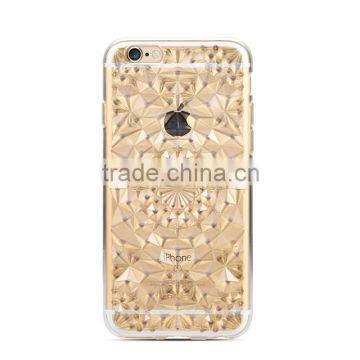 Joyroom Luxury Diamond Shiny Flowers Case for IPhone 6Plus Soft Crystal TPU Bling Back Cover for IPhone 6s Plus MT-5800 photo-3