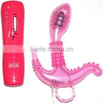 Sex toy, 7 SPEED TRIPLE STIMULATION VIBRATOR