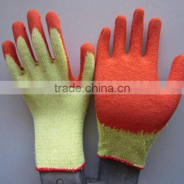 Latex glove orange