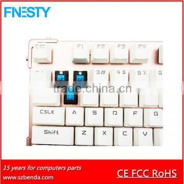 Waterproof Mechanical 7 Colors LED Backlight Gaming Keyboard photo-5