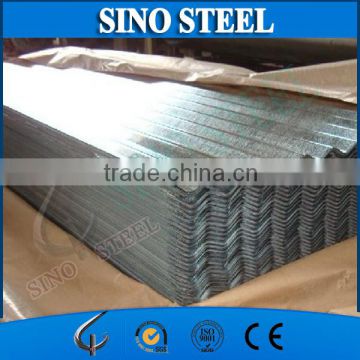 Corrugated roofing sheet in steel sheets