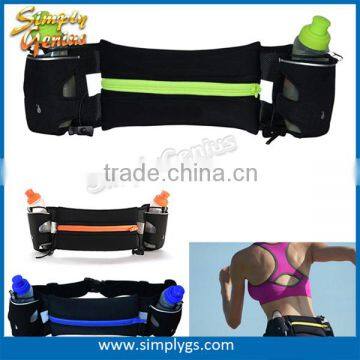 (#1 hydration pack) light weight & durable sport bag fitness belt elastic running belt