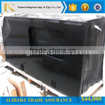 absolute black granite island for kitchen