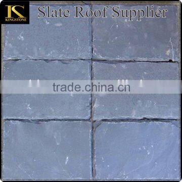 Own factory and timely delivery house decorative cover stone natural black roofing slate tile