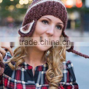 Korean Ladies Fashion Hat Dan Caesar Turtleneck Knitted Hat Baotou Warm Winter Hat photo-4