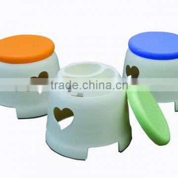 plastic round stool child storage stool bathroom stool