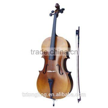 Plywood Cello Factory 4/4 Antique With Cello Bow TL-VP011 photo-2