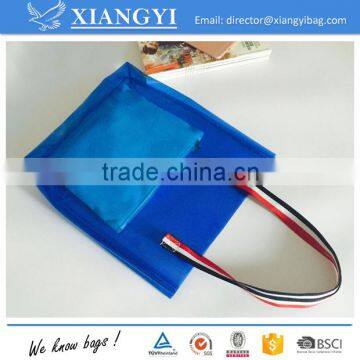 Promotional Cheap Plastic PVC Tote Bag Unisex Colorful Webbing Shoulder Straps Shopping Carrier Shopping Bag Supplier's Choice photo-2